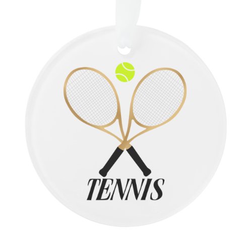 Tennis Ornament