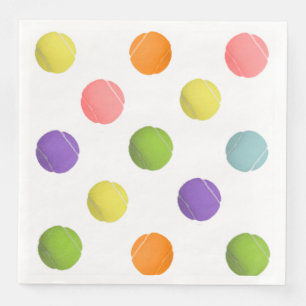 Tennis Paper Dinner Napkins