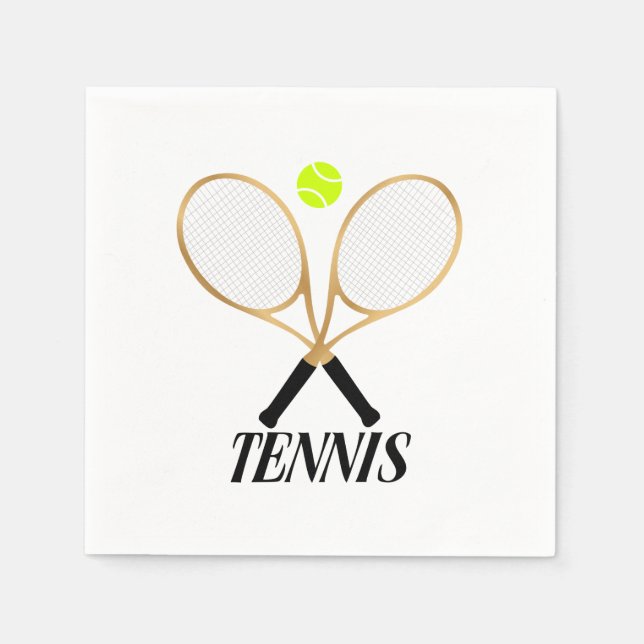 Tennis Paper Napkins (Front)