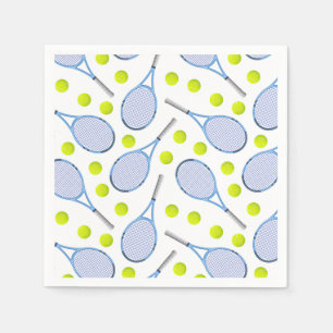 Tennis Paper Napkins, Sports Party Supplies Napkins