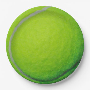 Tennis Paper Plates