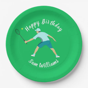 Tennis Paper Plates