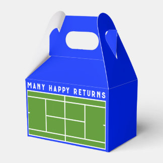 Tennis Party Favor Box