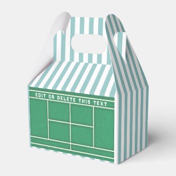 Tennis Party Favor Boxes by ebbies at Zazzle