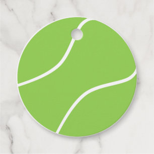 Tennis Party Favor Tag, Birthday Tag