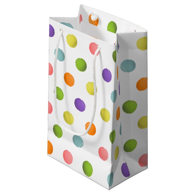 Tennis Party Favors Small Gift Bag (Front Angled)