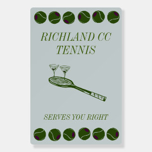 Tennis Party Foam Board