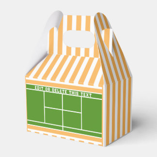 Tennis Party Gift Favor Box