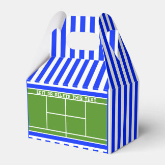 Tennis Party Gift Favor Box