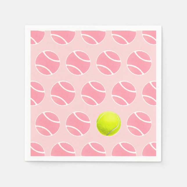 Tennis Party Napkins (Front)