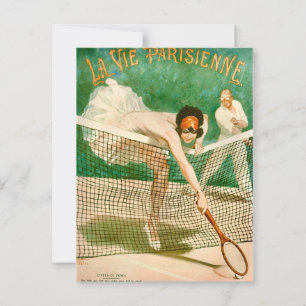 Tennis Party Postcard