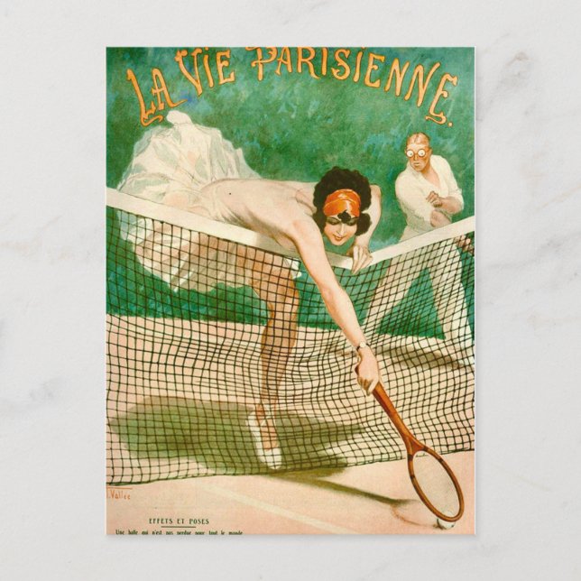 Tennis Party Postcard (Front)