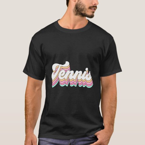 Tennis Pastel Aesthetic Forn T_Shirt