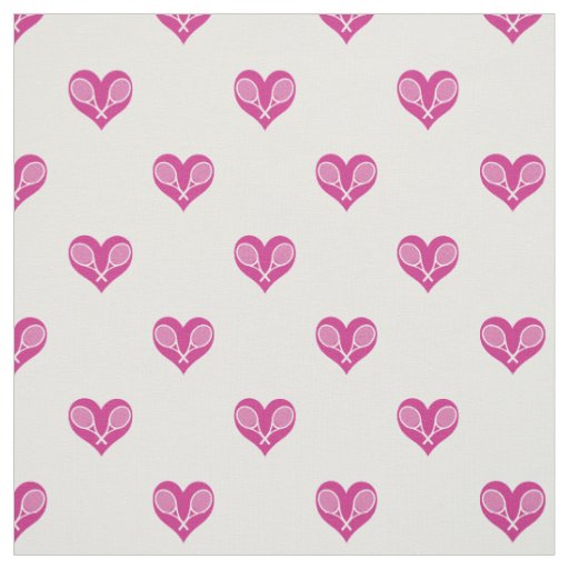 🎾 💝Tennis pattern, custom background Fabric