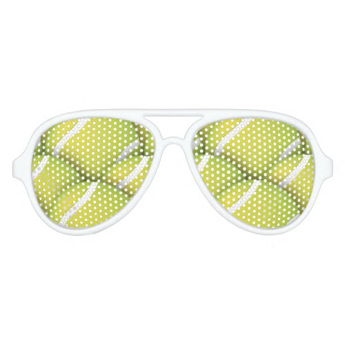 Tennis Pattern  Sport fan Aviator Sunglasses