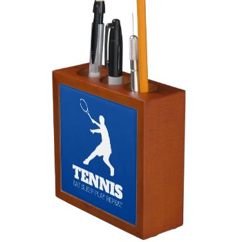 Tennis Pen Holder Pencil Stand Desk Organizer by imagewear at Zazzle