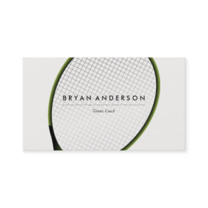 Tennis - Personal Business Card