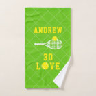 Tennis Personalized 30 Love Birthday Sport Hand To