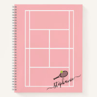Tennis Personalized Girly Script Monogram