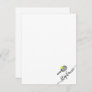 Tennis Personalized Name Note Card