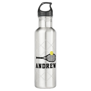 Tennis Themed Personalized Preppy Water Bottle Labels Digital File