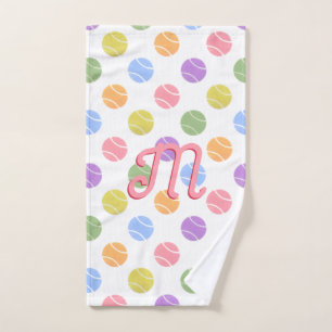 Tennis Personalized Sports Hand Towel
