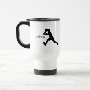 Tennis/Pickleball Personalized Travel Mug (male)