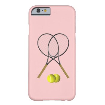Tennis Pink Sports Barely There iPhone 6 Case