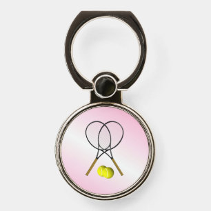 Tennis Pink Sports Phone Ring Stand