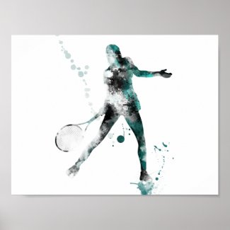 TENNIS PLAYER 3 - Poster