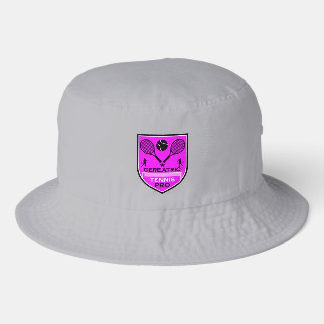 Tennis Player Accessory Gift Bucket Hat (Front)