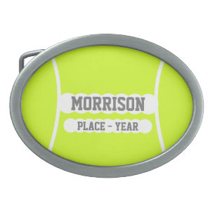Tennis Player Belt Buckle