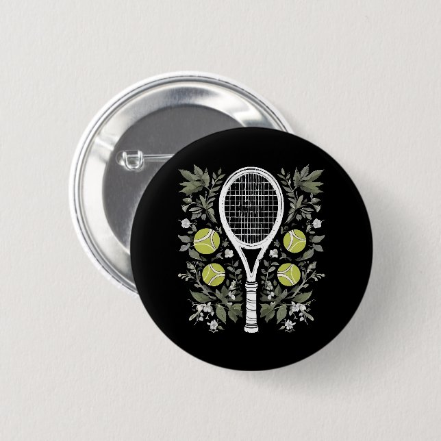 Tennis Player Button (Front & Back)