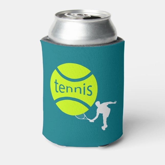 Tennis player can cooler (Can Back)