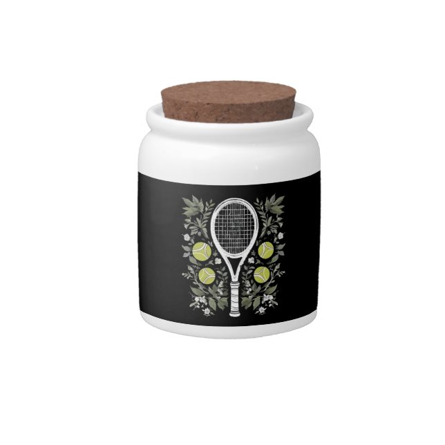 Tennis Player Candy Jar (Front)