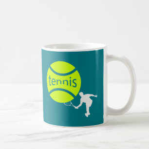Tennis player coffee mug