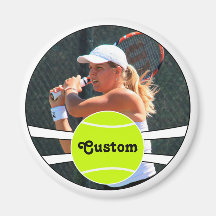Tennis Player Custom Player Photo & Name or Text