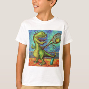 Tennis Player Dino T-Shirt