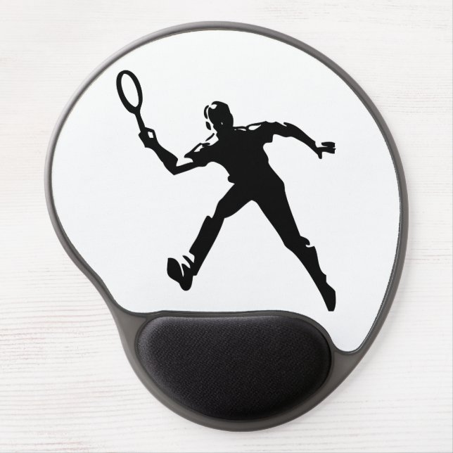 Tennis Player Gel Mouse Pad (Front)
