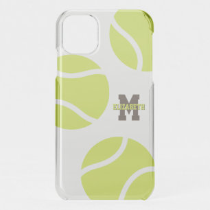 tennis player gifts girls monogrammed iPhone 11 case