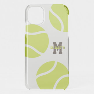tennis player gifts girls monogrammed iPhone 11 case