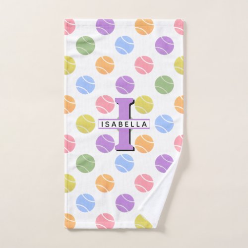 Tennis Player Hand Towel