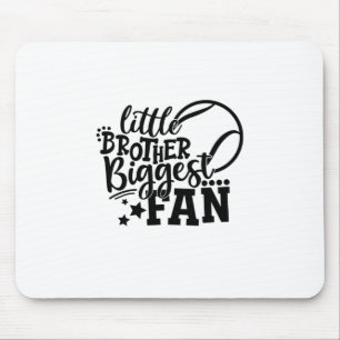 Tennis Player Little Brother Biggest Fan Tennis Mouse Pad