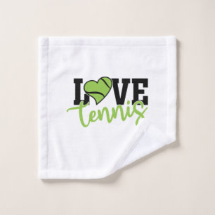 Tennis Player   Love Tennis Wash Cloth
