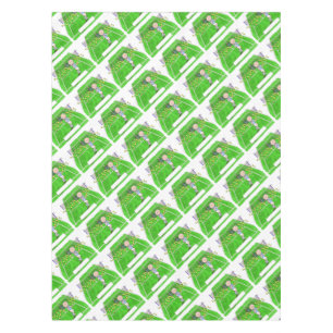Tennis Player, Male - Personalized Cartoon Tablecloth