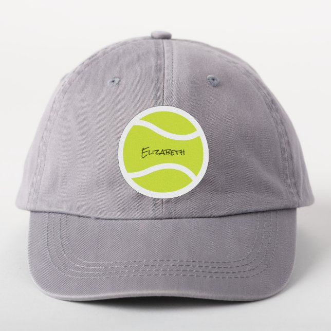 tennis player name patch (On Headwear)