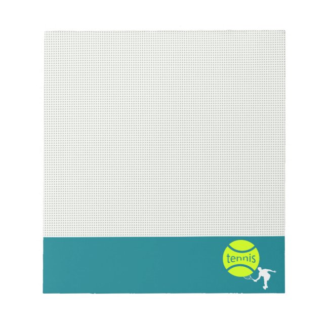 Tennis player notepad (Front)