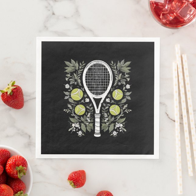 Tennis Player Paper Dinner Napkins (Insitu)