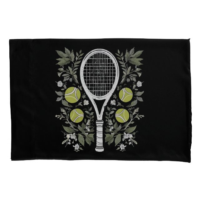 Tennis Player Pillow Case (Front)