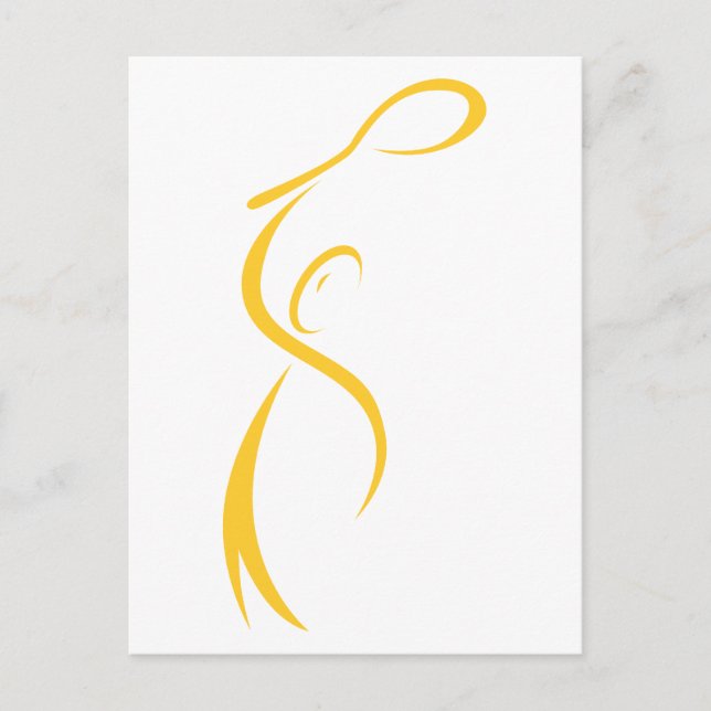 Tennis Player Postcard (Front)